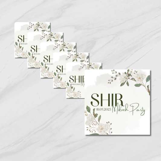 מדבקות בעיצוב קלאסי וטבעי