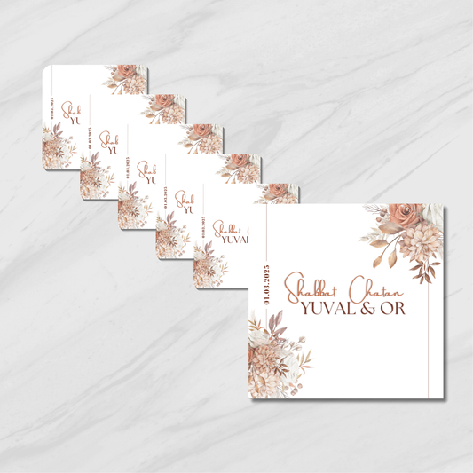 מדבקות בעיצוב אלגנטי