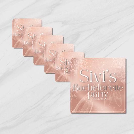 מדבקות בעיצוב גולד רוז